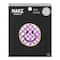 Purple Checker Smiley Face Iron On & Adhesive Patch by Make Market®